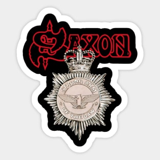 Saxon Strong Arm Of The Law Sticker